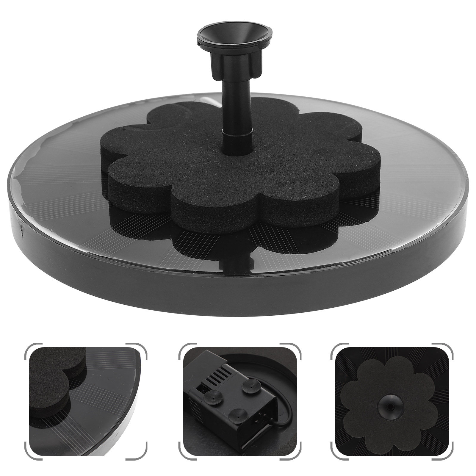 Floating Solar Fountain Water Pump - Плавающий аэратор для пруда, декоративный садовый