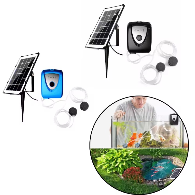 Solar Pond Aerator Oxygen Pump - Перезаряжаемый солнечный аэратор для пруда, насос