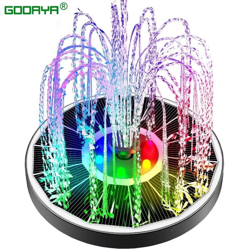 Floating Solar Fountain Water Pump - Солнечный фонтан для пруда, водопад, украшение