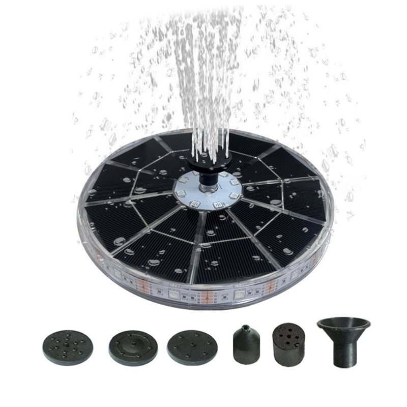 AT43-Плавающий фонтан с солнеч – обзор и цена Floating Solar Fountain Water Pump