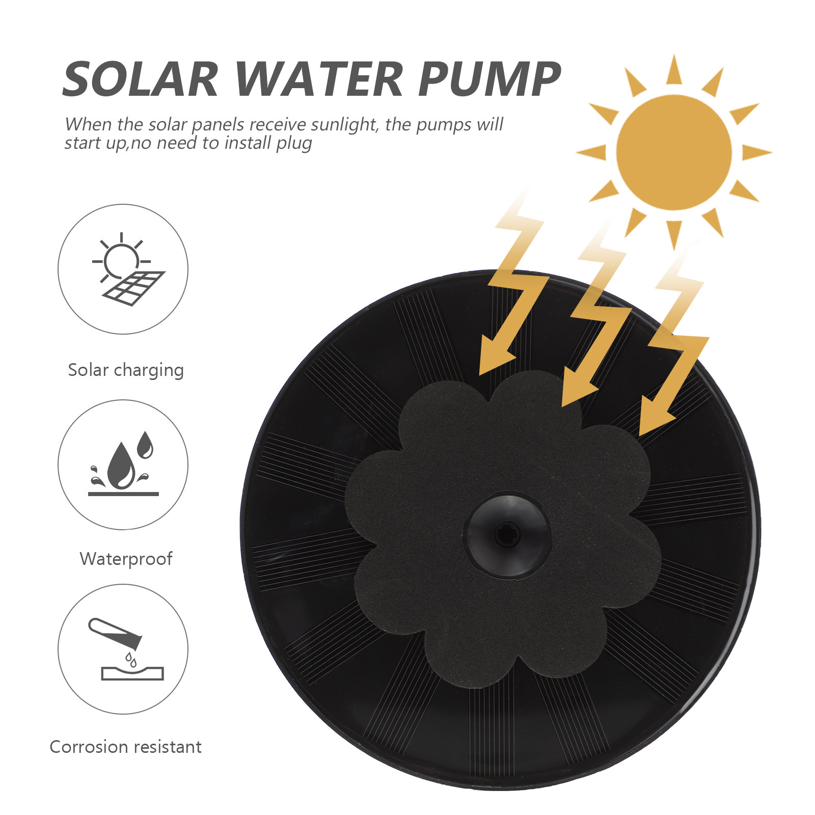 Плавающий аэратор для пруда, д – обзор и цена Floating Solar Fountain Water Pump