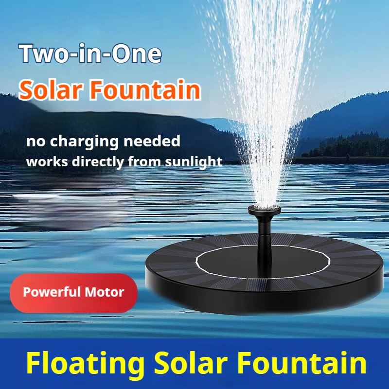 Солнечный насос для фонтана, 1 – обзор и цена Floating Solar Fountain Water Pump