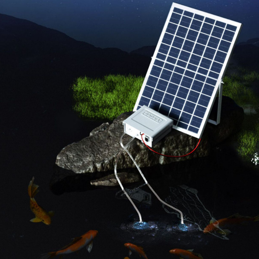 Для круглосуточного подачи кис – обзор и цена Solar Pond Aerator Oxygen Pump