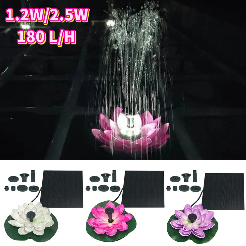 Плавающий садовый фонтан в фор – обзор и цена Floating Solar Fountain Water Pump