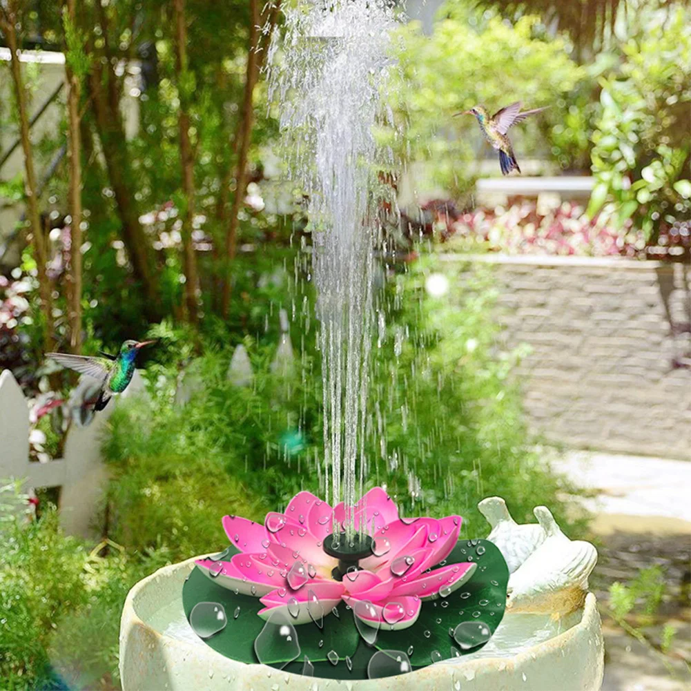 Плавающий садовый фонтан в фор – обзор и цена Floating Solar Fountain Water Pump