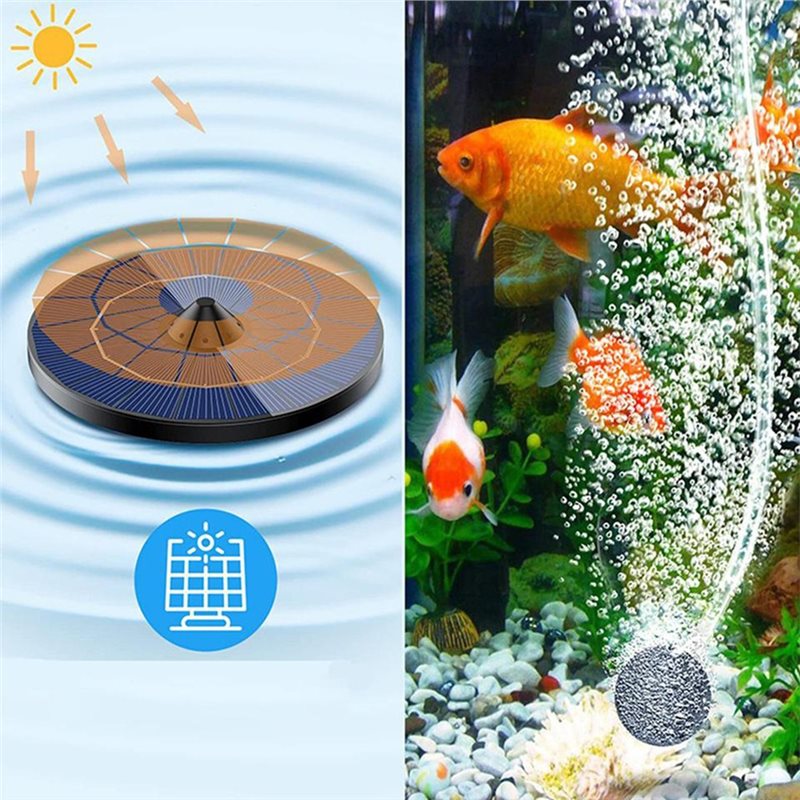 [ABFI!] Плавающий солнечный аэ – обзор и цена Solar Pond Aerator Oxygen Pump