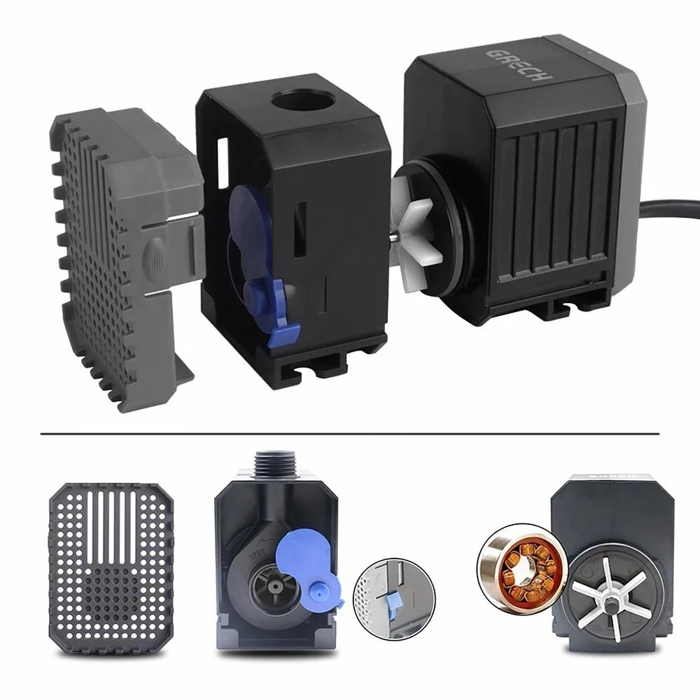 Сверхчественный погружной водя – обзор и цена Submersible Pond Pump 5000L H