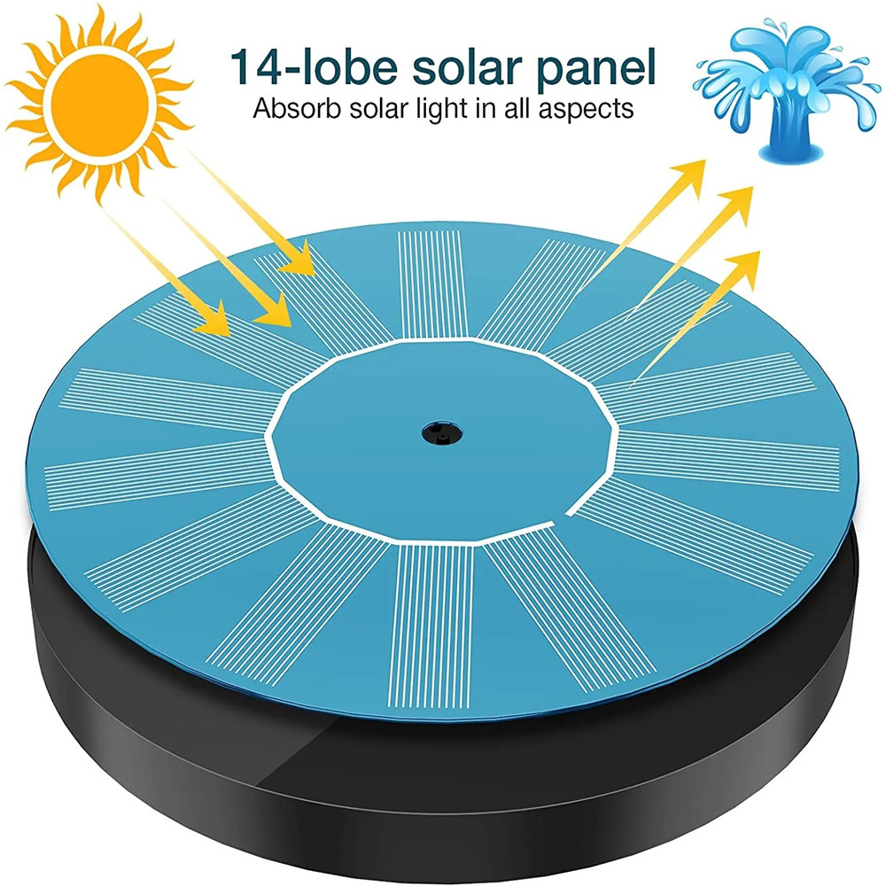 13 см плавающая солнечная пане – обзор и цена Floating Solar Fountain Water Pump