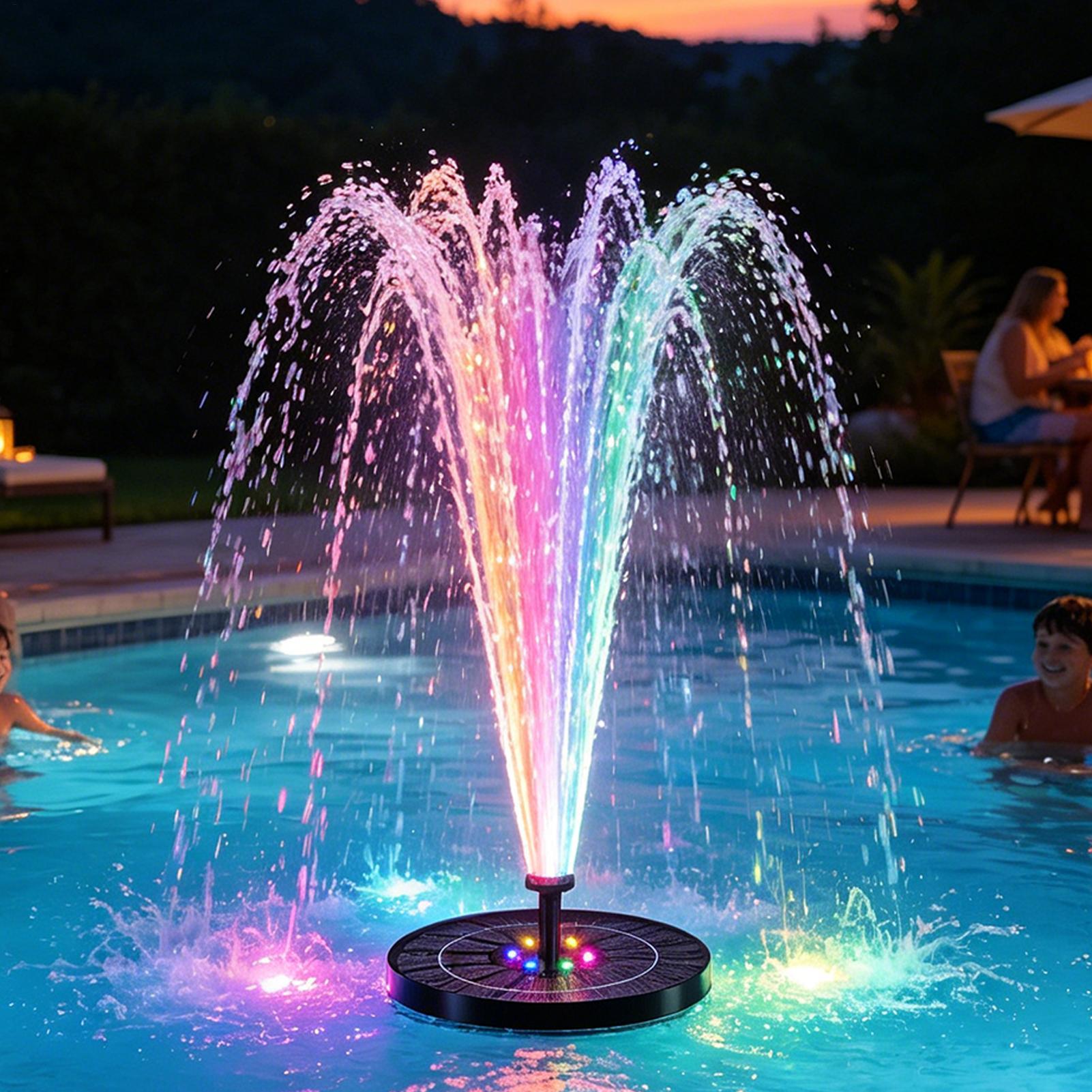 Плавающий солнечный фонтан для – обзор и цена Floating Solar Fountain Water Pump