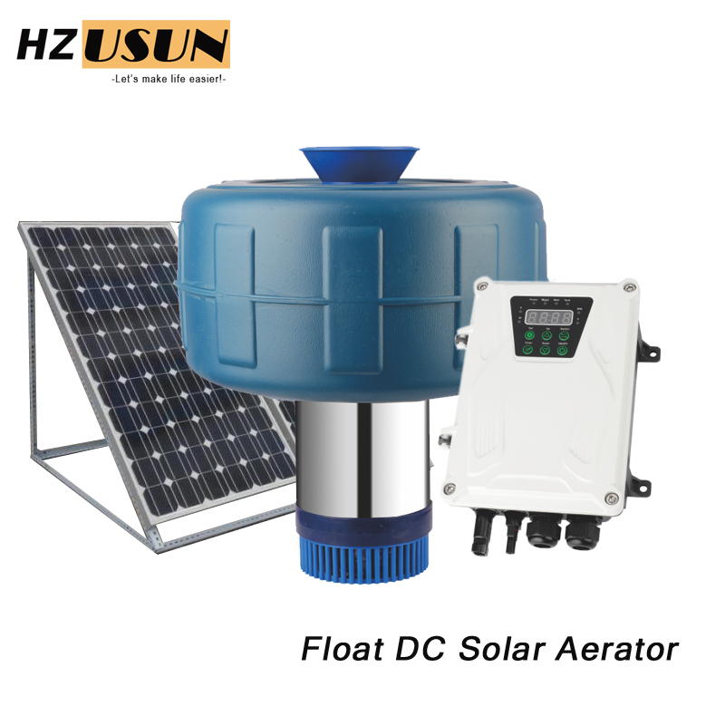 HZUSUN 1 HP небольшой плавающи – обзор и цена Solar Pond Aerator Oxygen Pump