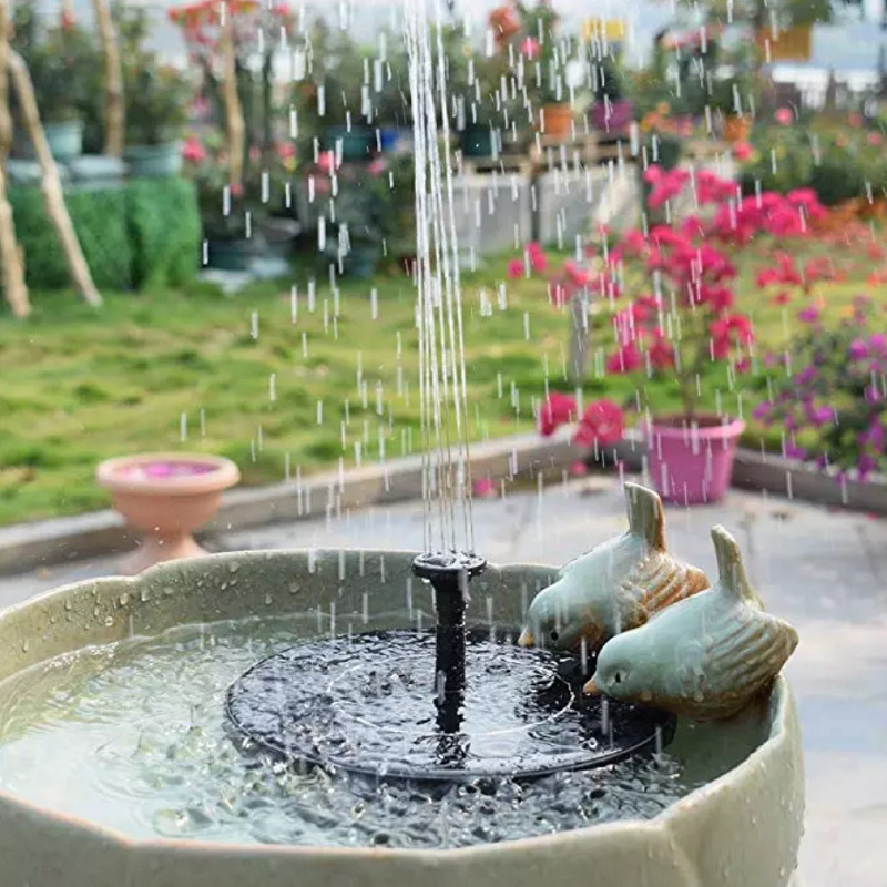 Солнечный фонтан-фонарь для ла – обзор и цена Floating Solar Fountain Water Pump