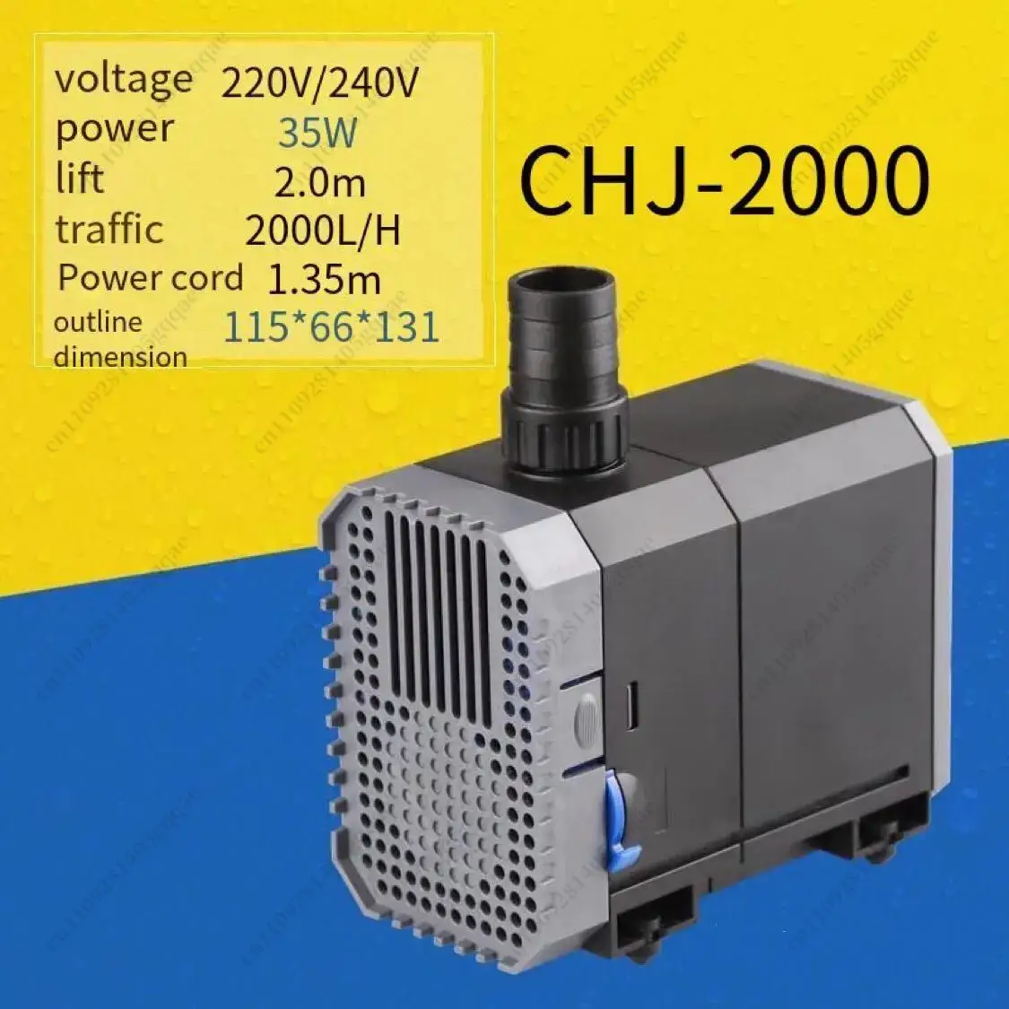 Ультра-тихий погружной насос д – обзор и цена Submersible Pond Pump 5000L H
